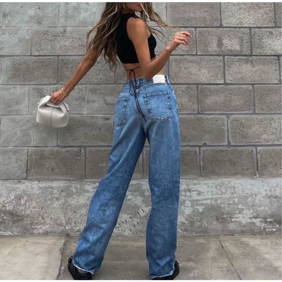 GRLFRND NWT Bella Low Rise Boyfriend in Balboa Park Women’s Size 23 - Picture 2 of 12